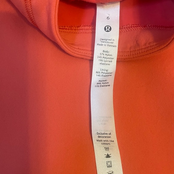 Lululemon AirWrap Modal Pullover Hoodie Autum Red ,Size 6 - Picture 5 of 12